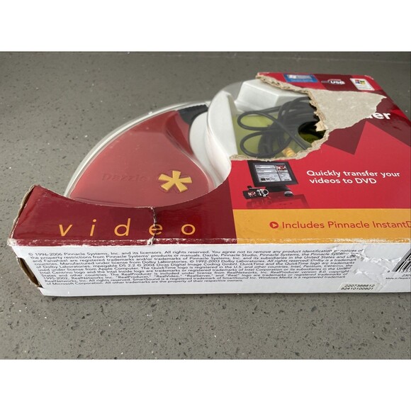 Pinnacle Dazzle DVD Recorder Video Capture PC USB DVC101 Rev 1.1 NTSC PAL Svideo - Picture 4 of 10